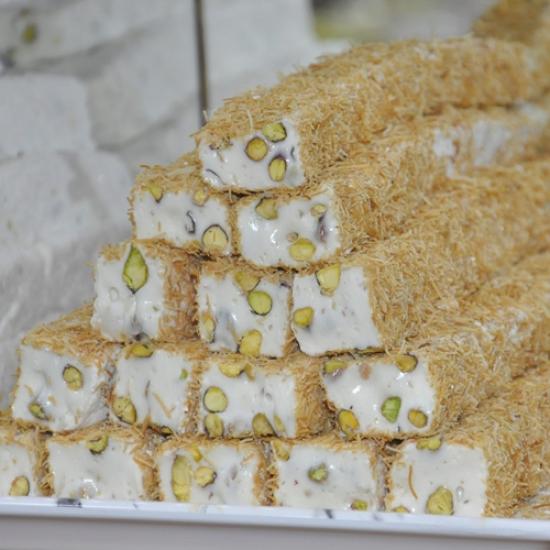 Kadayif With Pistachio Sultan Long Turkish Delight 1 Kg | KARLIZADE