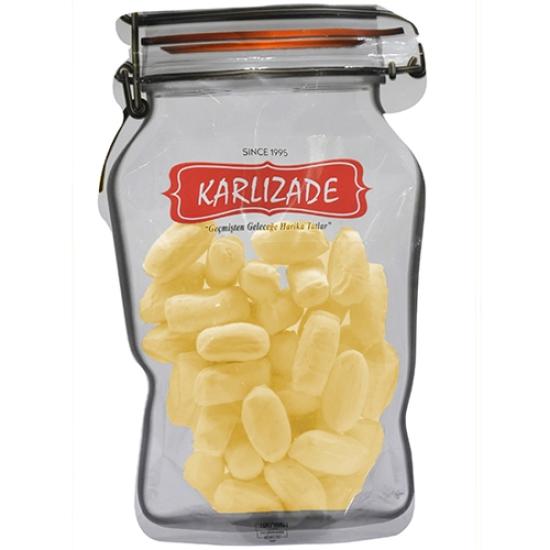 Limon Aromalı Mevlana Şekeri 1 Kg Kavanoz  Ambalajlı | Karlızade