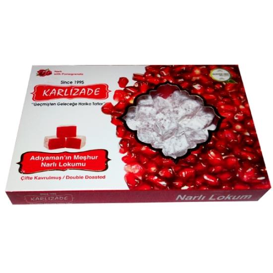 Pomegranate Double Turkish Delight 250 Gr Kutu | KARLIZADE